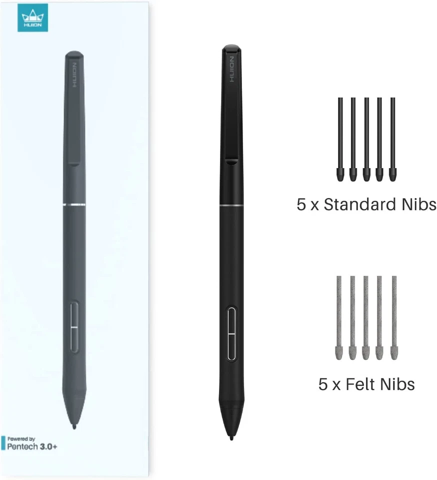 HUION PW550S Pen support Kamvas 22 Series, Kamvas 24 Series, Kamvas Pro 13 2.5K - Image 3 of 4