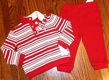 POLO RALPH LAUREN AUTHENTIC BABY BOYS BRAND NEW ORIGINAL 2Pc SET Size 24M, NWT