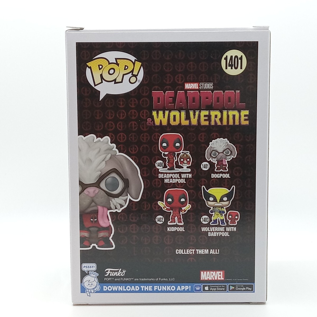 Funko Pop! Dogpool 1401 Marvel Comics Deadpool Wolverine Vinyl