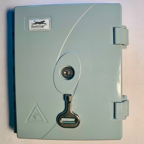 Two Port Fiber Optic Enclosure Box, heavy duty, outdoor wall mount