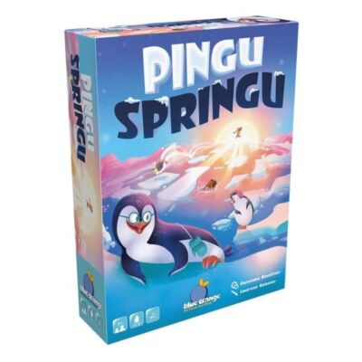 Blue Orange Pingu Springu Kinder-, Geschicklichkeitsspiel, Ab 5+ Jahren