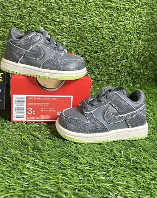 Nike Dunk Low SE TDE 'Halloween' 2022 Kids Size 2.5c Uk 3c us eu18.5 Cauldron