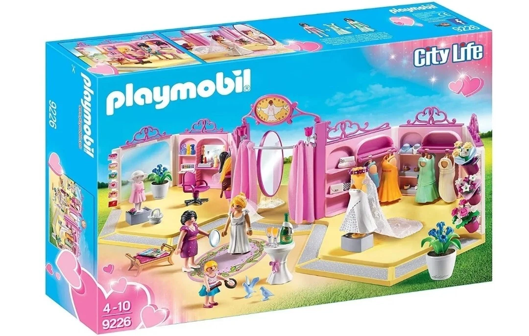 PLAYMOBIL 9226 CITY LIFE BRIDAL SHOP PLAYSET FIGURES BRAND NEW FREE 24H DEL