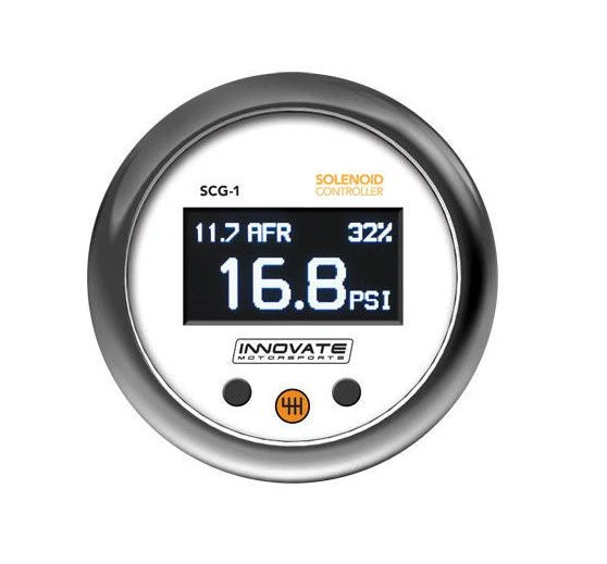 Innovate Motorsports SCG-1 Solenoid Boost Controller & Wideband O2 AFR Gauge Kit - Image 2 of 3