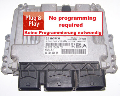 Steuergerät Peugeot 207 308 Citroen C3 1,4l 8FP 0261S06472 9675495080 ECU UNLOCK