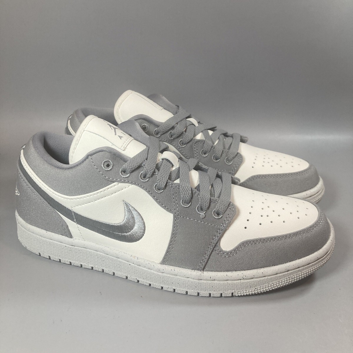 Womens size 9.5 - Jordan 1 Low SE Light Steel Grey | eBay