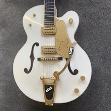 White Falcon 6136Single Cutaway Hollow Body Arched Top Electric Guitar