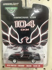1:64 Greenlight 1978 Pontiac Firebird Macho Trans Am Black  Burgundy