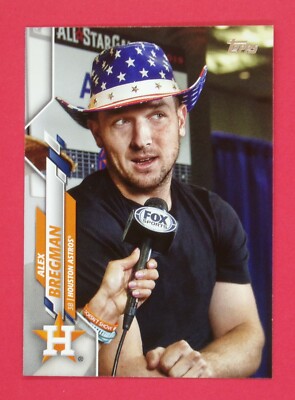 2020 Topps Update Alex Bregman / Interview Photo Variations #U64 Houston Astros