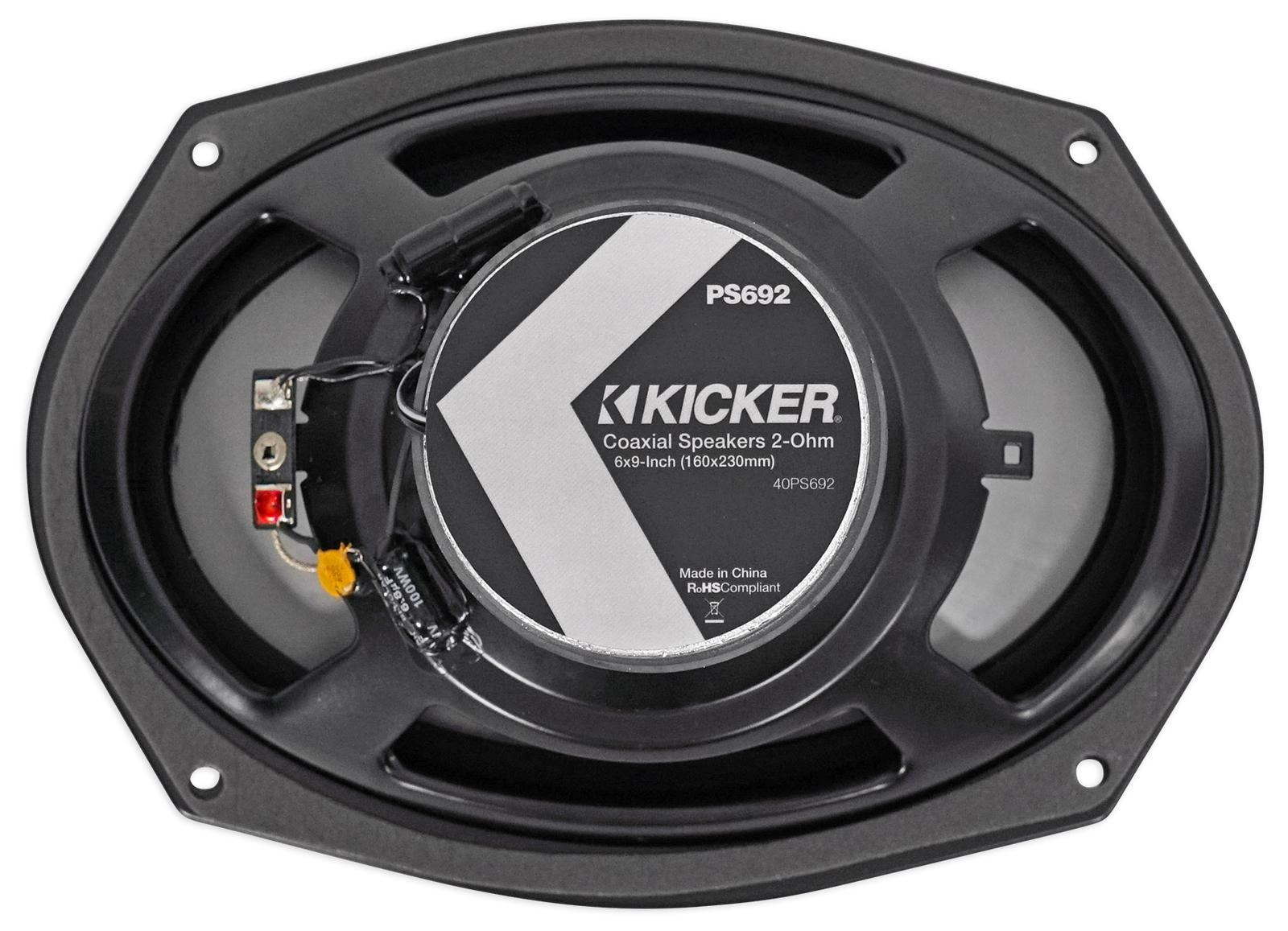 Громкоговорители Kicker 40PS692 6x9 мощностью 180 Вт для PolarisJEEPATVUTVRZRТЕЛЕЖКИ