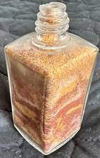 Ramon Crater - Makhtesh Ramon - Miniature Color Natural Sand Bottle SEALED 1970s