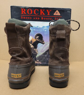 ROCKY 7758 Insulated Hunting Winter Snow Duck BOOTS Men display picture 2