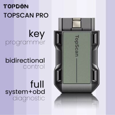 2025 TOPDON TopScan PRO All System Diagnostic Wireless OBD2 Scanner Code Reader