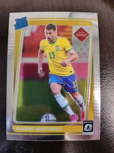 2021-22 Donruss Optic Road Qatar Gabriel Martinelli RC #182