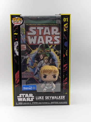 Funko Pop! Comic Book Cover with case: Star Wars - Luke Skywalker - Walmart...