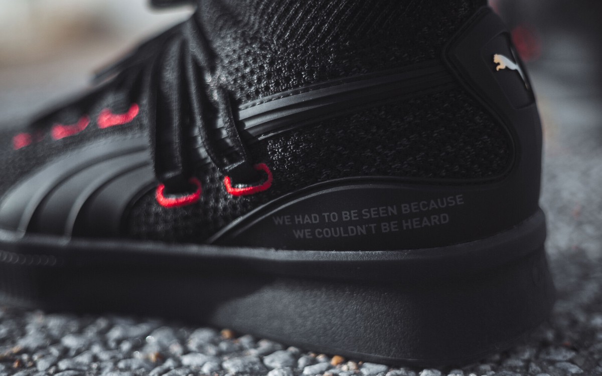 Puma Basketball X Meek Mill Clyde Court Reform Red Black GOLD 192892-01 Mens 9.5 Puma Clyde Court Disrupt Reform Meek Mill Black Red Mens  main image 2