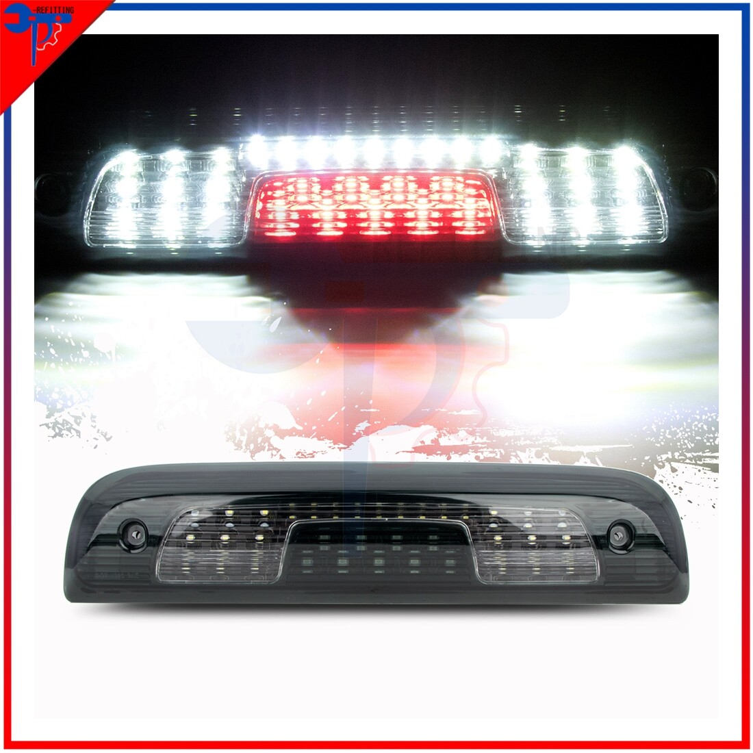 Smoke Clear Lens LED 3rd Brake Cargo Light for Chevy Silverado GMC Sierra
