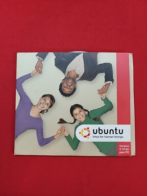 Rare Ubuntu Linux 5.10 PC Edition Vintage Linux for Human Beings