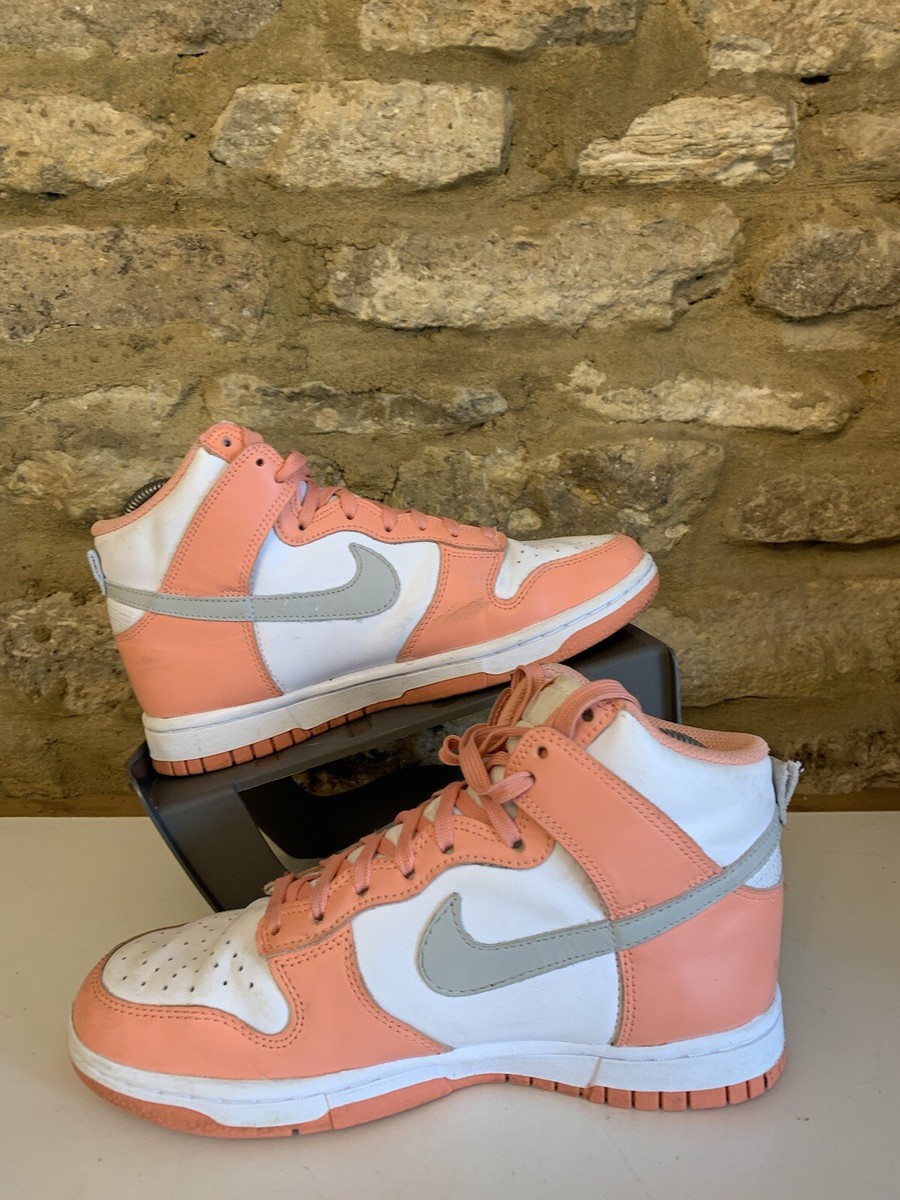 Nike Dunk High Women's Salmon Coral DD1869-600 Trainers - Size UK 4 EU 37.5  | eBay UK
