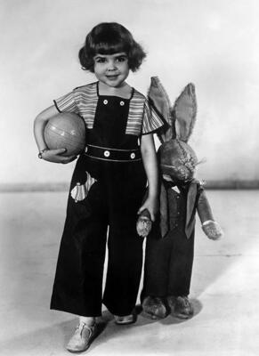 Darla Hood - Little Rascals - Our Gang - Star Portrait Magnet