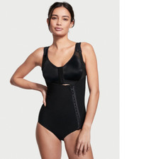new LEONISA SCULPTING corset compression shaper bodysuit us m