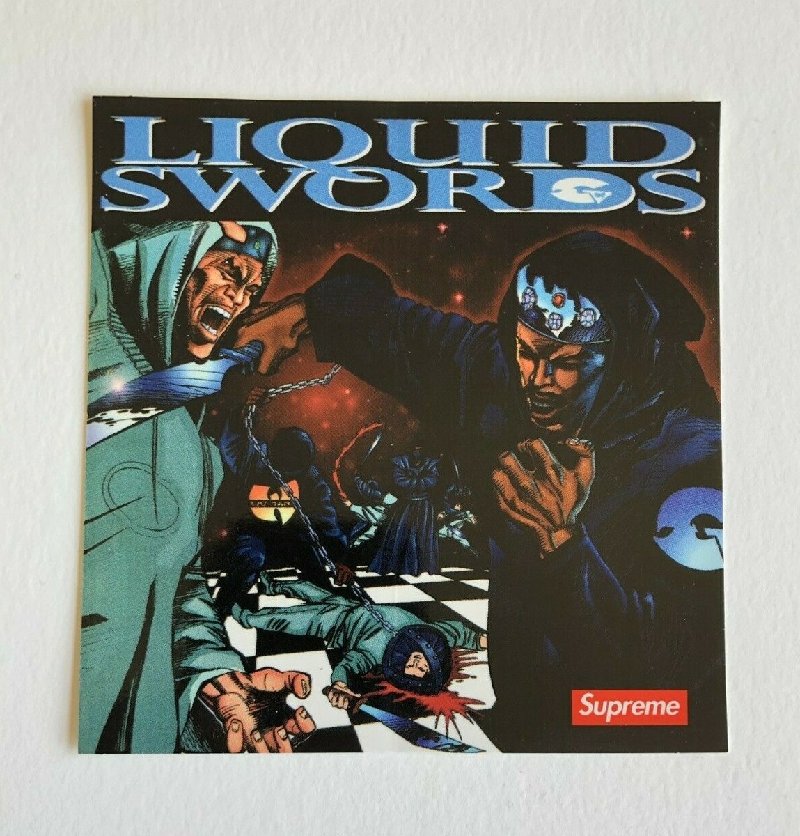 Supreme Liquid Swords GZA Sticker 100% Authentic FW18 Season | eBay
