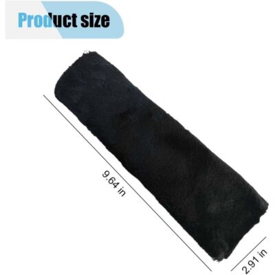 2PCS Car Seat Belt Cover Pads, Soft Faux Sheepskin Seat Belt Protectors, Driving
