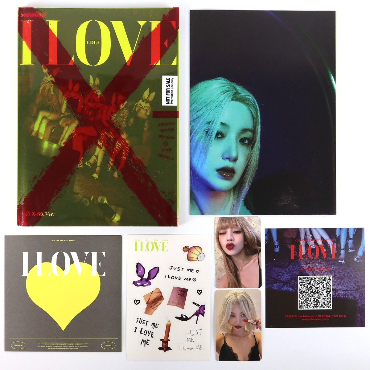 G)I-DLE - I Love [X-file Ver.] 5th Mini Album CD Photocards