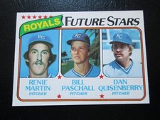 DAN QUISENBERRY MARTIN & PASCHALL 1980 TOPPS ROOKIE BASEBALL CARD # 667 EXMT. rookie card picture