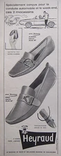 1962 PRESS AD HEYRAUD ALBANO AND NINO SHOES - ADVERTISING