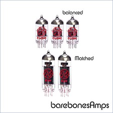 JJ 3 x ECC83 (12AX7) 2 x COPPIA ABBINATA EL84 (6BQ5) Tubo/Valvola di bareboneAmps