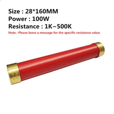 RI80 high frequency high voltage non-inductive resistance 100W 1K~500K 28*160MM