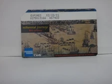 Metrocard Millennial journeys 18th century -British in Boston- Amex label