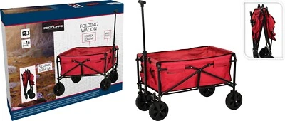 REDCLIFFS Bollerwagen faltbar Handwagen 93x51x106cm Transportwagen klappbar Hundebuggy