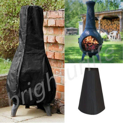 Heavy Duty Large BBQ Chimnea Chiminea Waterproof Rain Protector Cover Outdoor