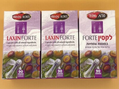 3 Packs of Laxin Forte Kosher Regular Bowel Movement