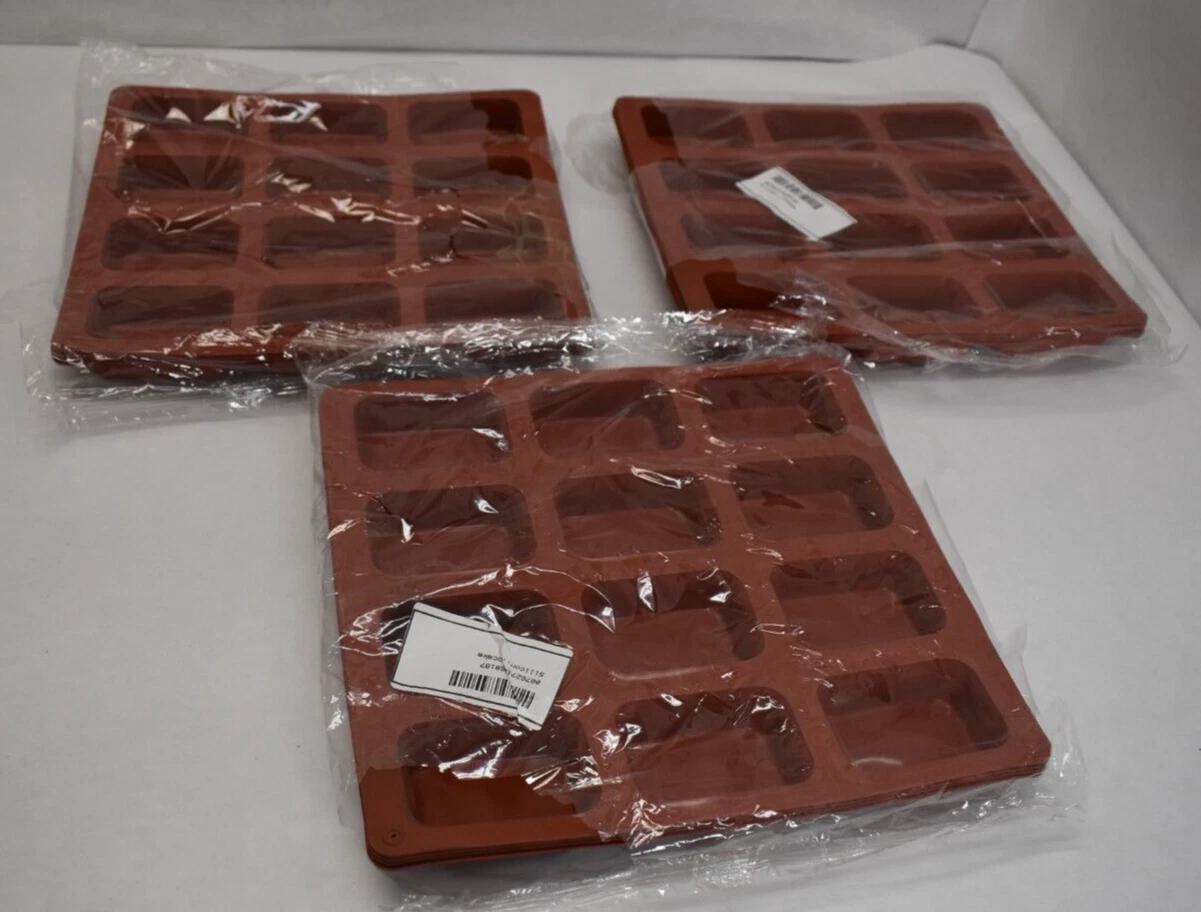Joersh Silicone Mini Loaf Pan 12 Cavities Mini Bread Pan Non Stick 12 Pack