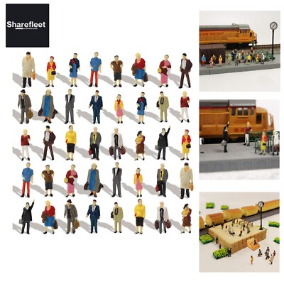 Evemodel P8712 NEU 40 STK. verschieden stehende Figuren Passanten Spur H0 1:87