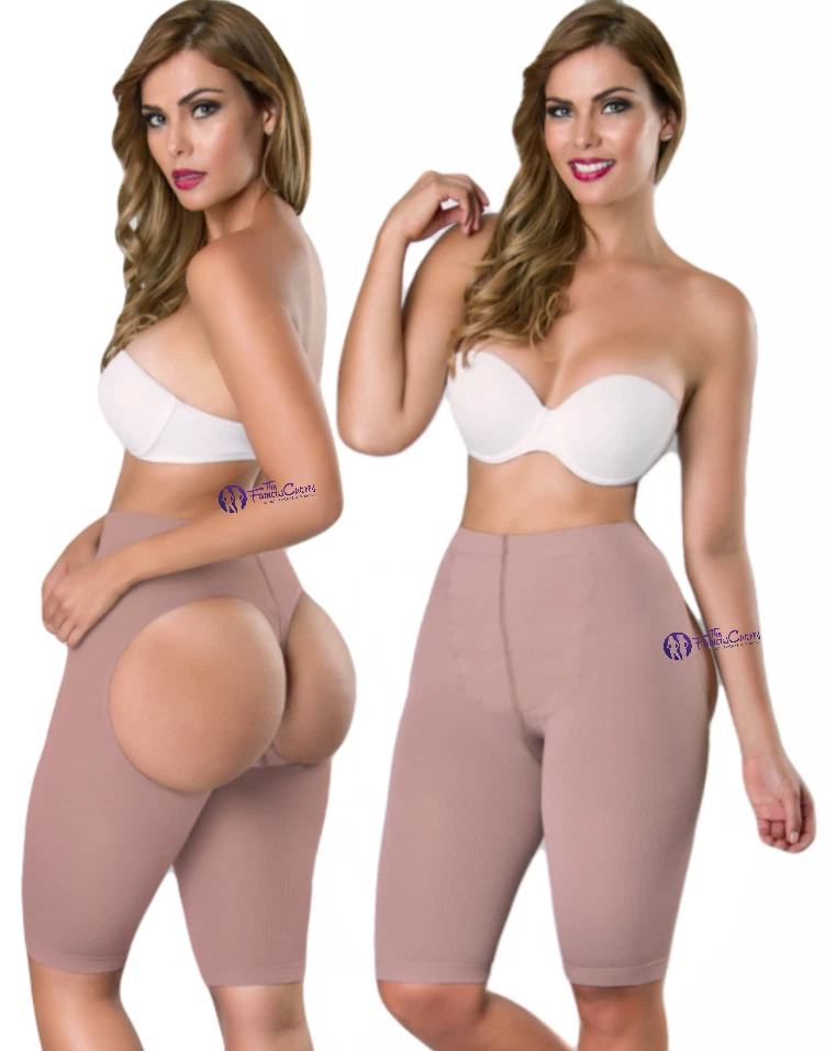 Faja Colombiana Levanta Cola Compression Body Shaper Capri Butt-Lifter