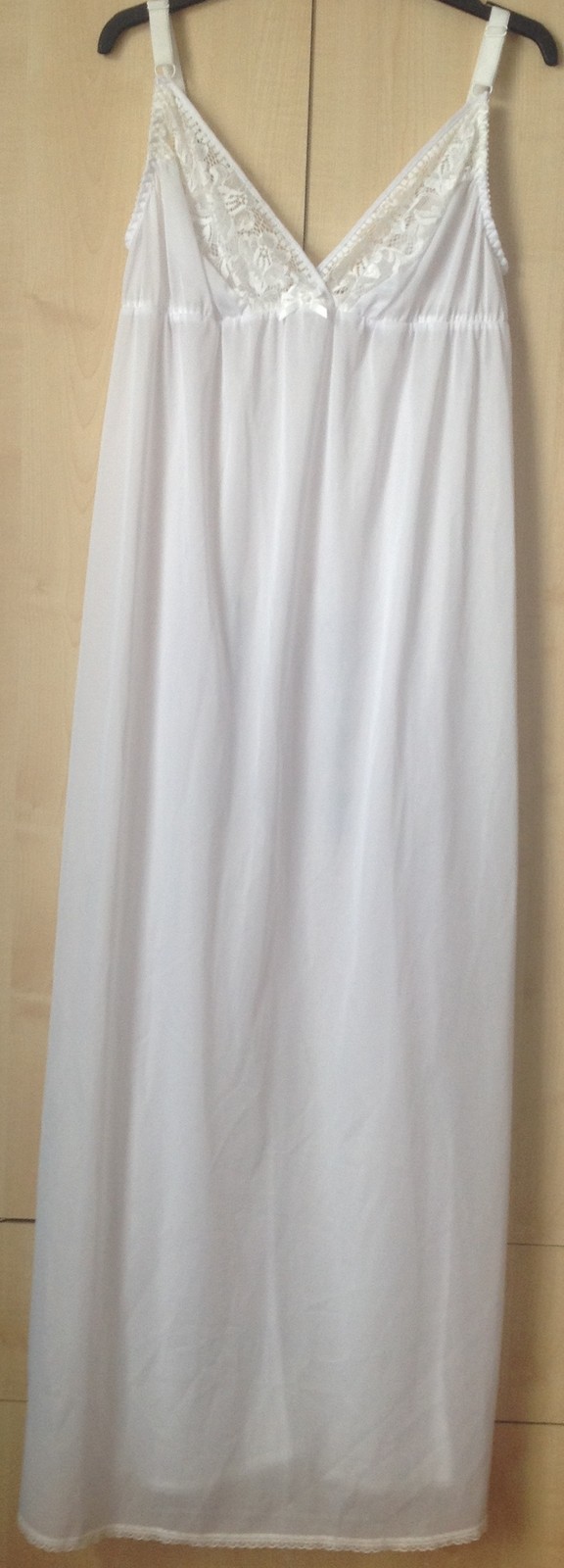 LADIES MAXI LENGTH FULL UNDER SLIP PETTICOAT UK SIZES 830 BLACK WHITE