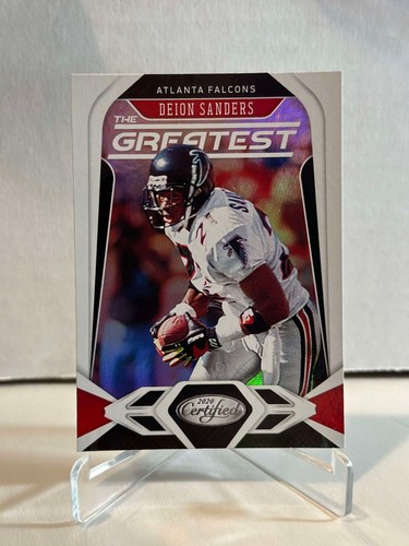 Deion Sanders 2020 Panini Certified Greatest Holofoil #G-DS Atlanta Falcons SN2