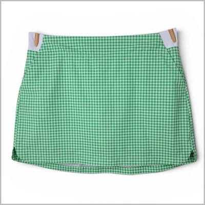 Walter Hagen Skort Plus XXL Tennis Athletic Outdoor Skirt Golf Check Green 