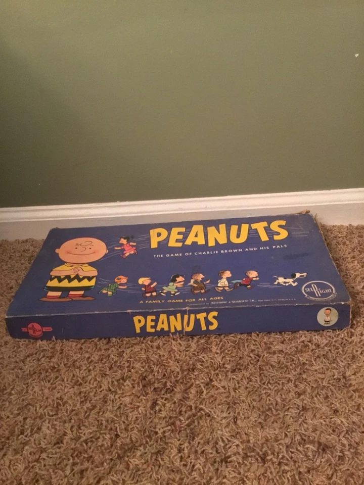 Vintage 1959 Peanuts The Game Of Charlie Brown & His Pals Board Game Complete - Image 2 of 4