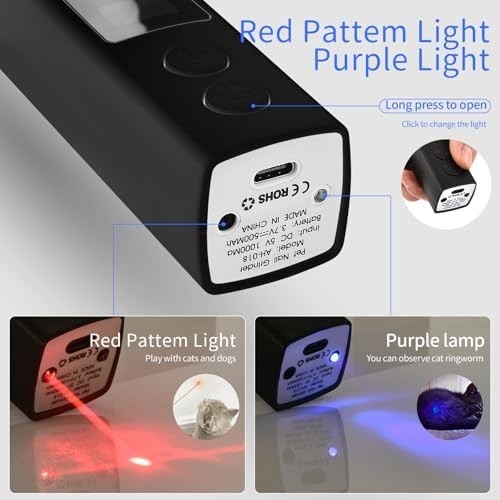 Silent Groom Pro Nail Grinder, Silent Grind Pro for Dogs, Heusom Silent Grind...