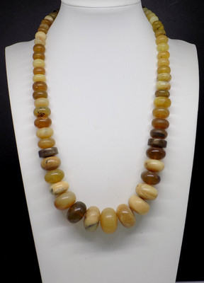 DTR Jay King Desert Rose Multi Stone Yellow Opal 925 Sterling Silver Necklace