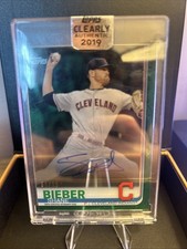 2019 Topps Clearly Authentic Autographs - Shane Bieber Auto Green /99 #CAA-SB