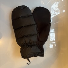 Rains Men’s Puffer Mittens Padded Gloves Black Size M/L Winter Lined Warm Ski