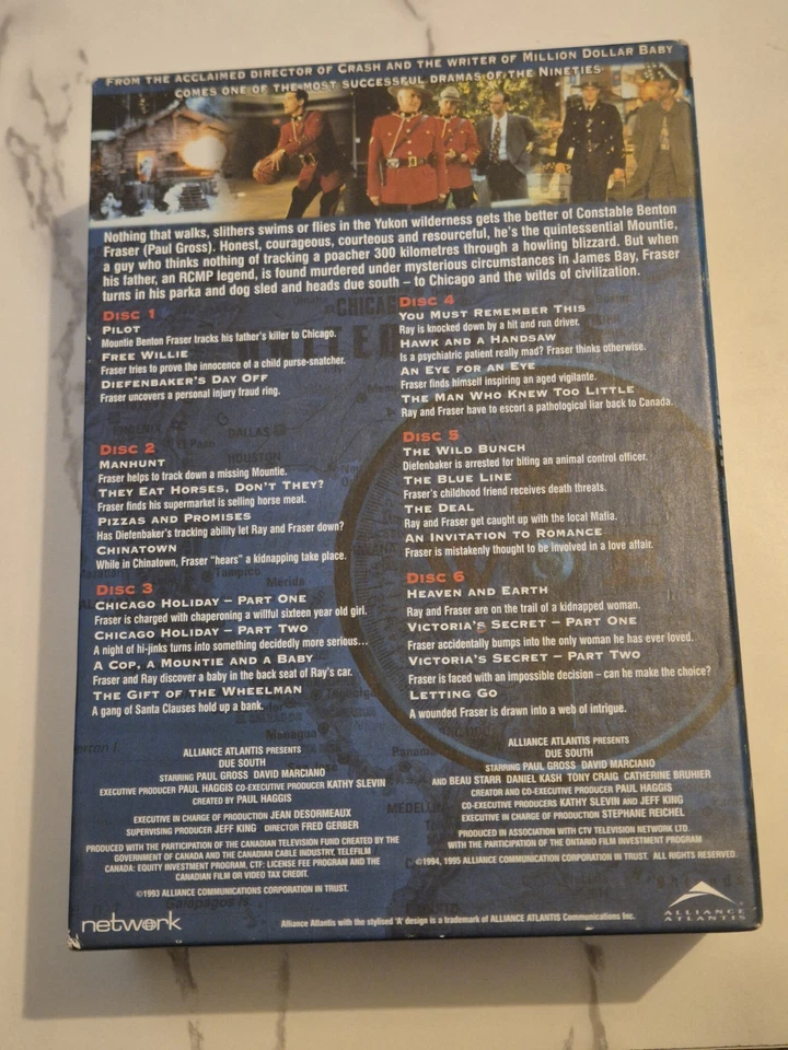 Due South: The Complete Series 1 DVD (2006) Paul Gross cert 15 6 discs - Image 3 of 4