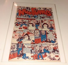 NEW FUNNIES no.40 Gerald G Swan UK 1951 very rare British Golden-Age High Grade