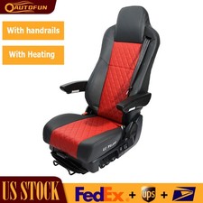 For Freightliner Cascadia Universal Air Ride Truck Seat Adjustable Lumbar 08-24